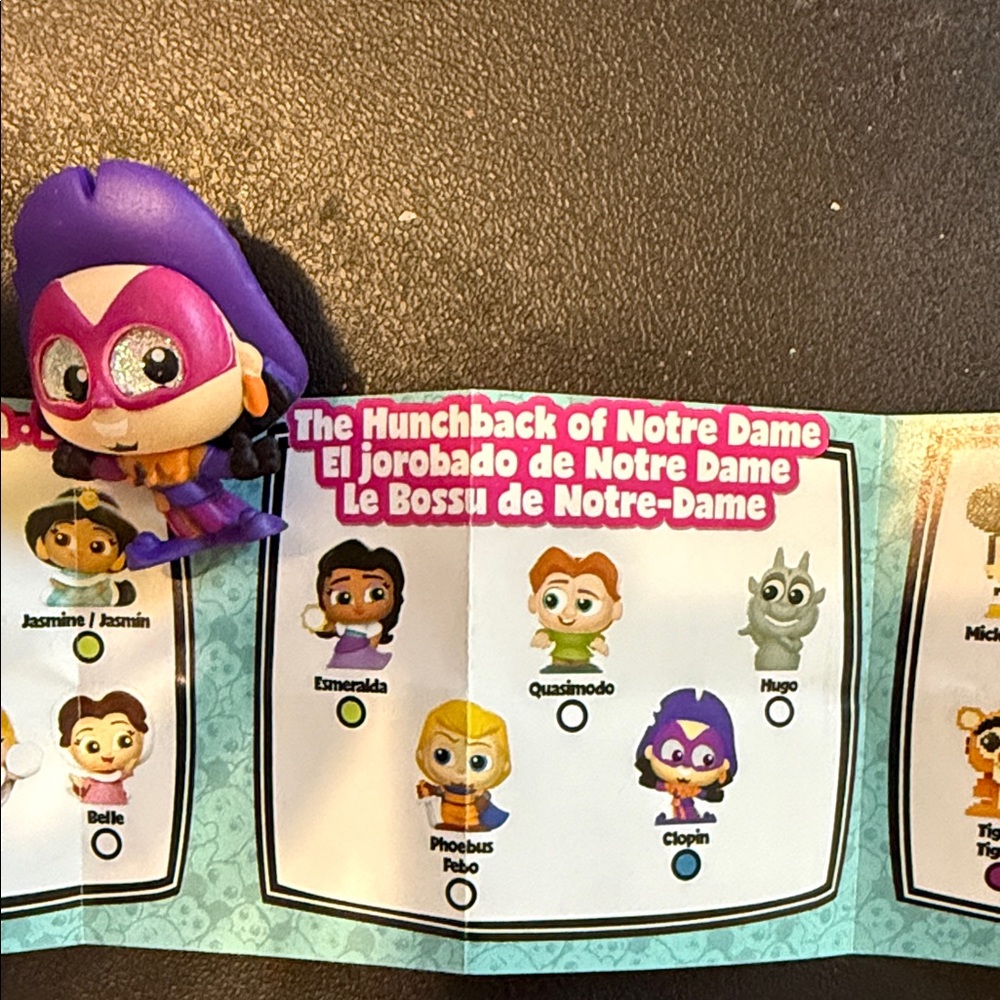 Purple and Pink Clopin Figurine